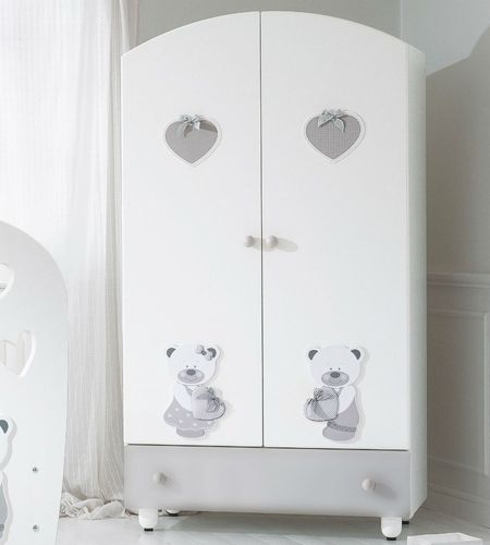 Armoire contemporaine - BON BON - Baby Expert - en bois / à portes battantes / pour enfant