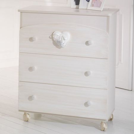 Commode contemporaine - ELEGANCE - Baby Expert - en bois / pour enfant / à roulettes