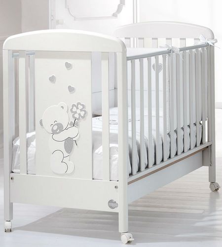 Lit pour bébé contemporain - GASTONE - Baby Expert - à roulettes / en bois