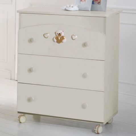Commode contemporaine - GUSTAVO - Baby Expert - en bois / pour enfant / à roulettes