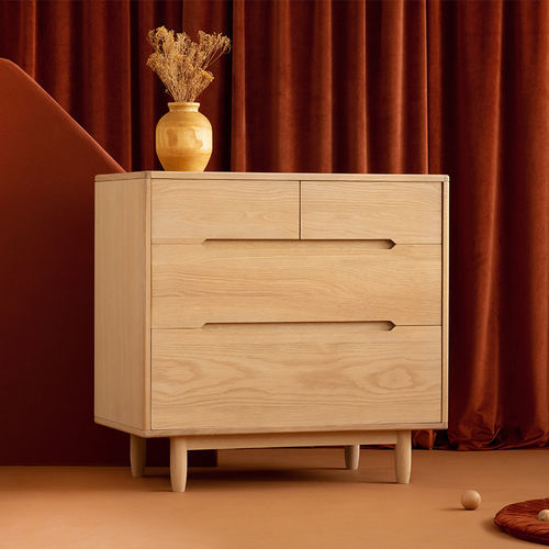 Commode contemporaine - Pure - Nobodinoz - en chêne / en bois massif / en MDF