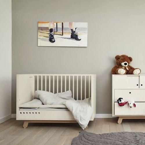 Lit pour bébé simple - PEEKABOO - KUTIKAI - contemporain / en bouleau / en chêne