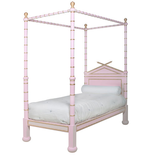 Lit à baldaquin - BAMBOO - AFK - simple / classique / pour fille
