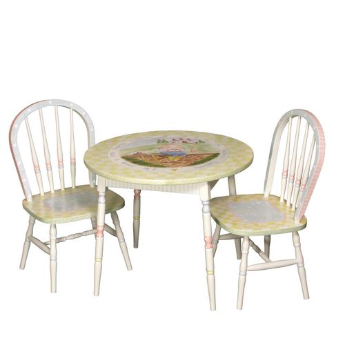 Ensemble table et chaises classique - NURSERY RHYMES  - AFK - d'intérieur / en bois / pour enfant