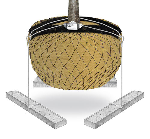 Ancrage de motte traverse en béton - RF1RDMP / RF2RDMP / RF3RDMP - Platipus Anchors Limited - par tuteurage / souterrain