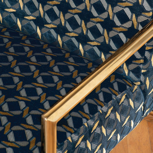 Tissu d'ameublement - MONTMORIN - MISSIA - à motif géométrique / en coton / en viscose