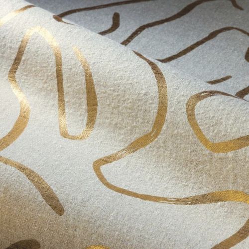Revêtement mural pour intérieur - GOLD WALL  - MISSIA - en lin / en viscose / en polyamide