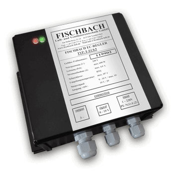 Régulateur de vitesse pour ventilation - EC - Fischbach Luft- und Ventilatorentechnik GmbH