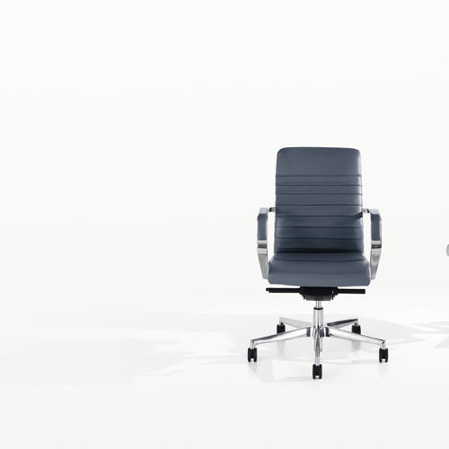 Fauteuil de bureau contemporain - CELINE - Milani - en tissu / à hauteur réglable / bleu
