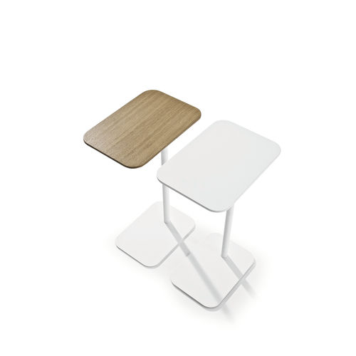 Table d'appoint contemporaine - PEOPLE&SOUND - Milani - en bois / rectangulaire / carrée