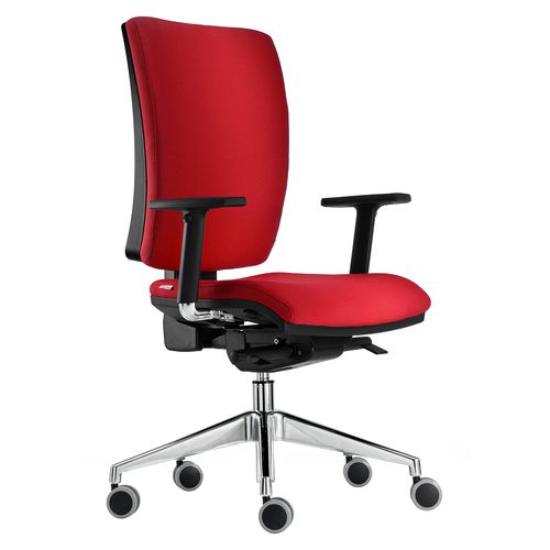 Fauteuil de bureau contemporain - FIVE - Milani - en tissu / à dossier haut / à hauteur réglable