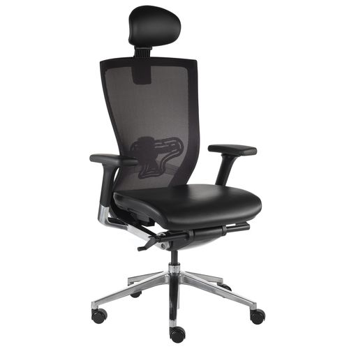 Fauteuil de direction contemporain - X-CHAIR - Milani - en maille / avec repose-tête / avec dossier haut