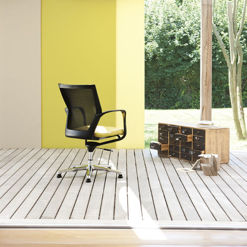 Fauteuil de bureau contemporain - X-CHAIR - Milani - en maille / ergonomique / à hauteur réglable