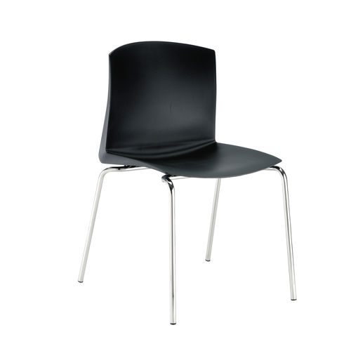 Chaise visiteur contemporaine - GIADA - Milani - d'intérieur / en polypropylène / empilable