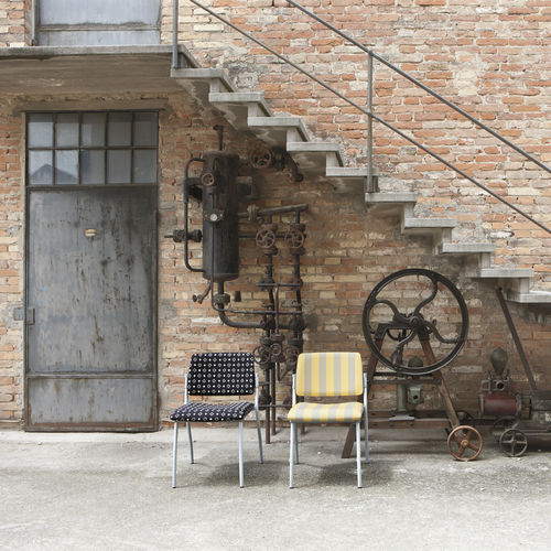 Chaise visiteur contemporaine - MATRIX - Milani - d'intérieur / en tissu / tapissée