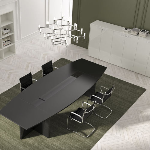 Table de réunion contemporaine - SLIM  - PROF - en bois / en stratifié / rectangulaire