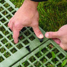 Géogrille de drainage - GEORUNNER® SCOUR PROTECTION - Presto Geosystems - pour fondation