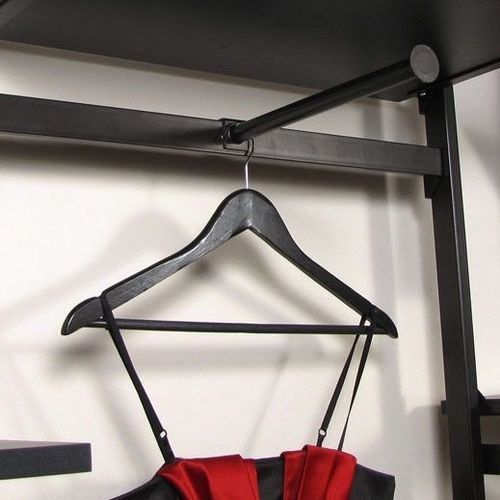 Présentoir pour vêtements - VRKDB4F-8SH-1H - UDIZINE.com - mural / en métal / unilatéral