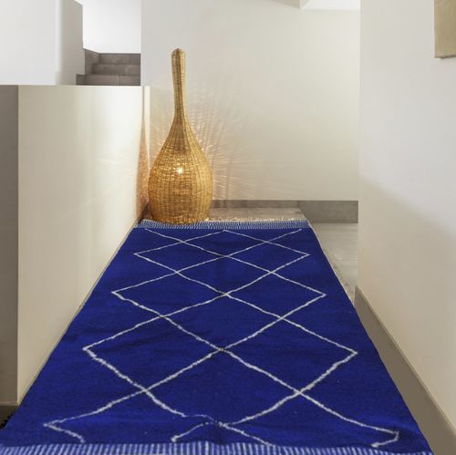 Tapis contemporain - Essaouira - AFK Living - à carreaux / en laine / rectangulaire