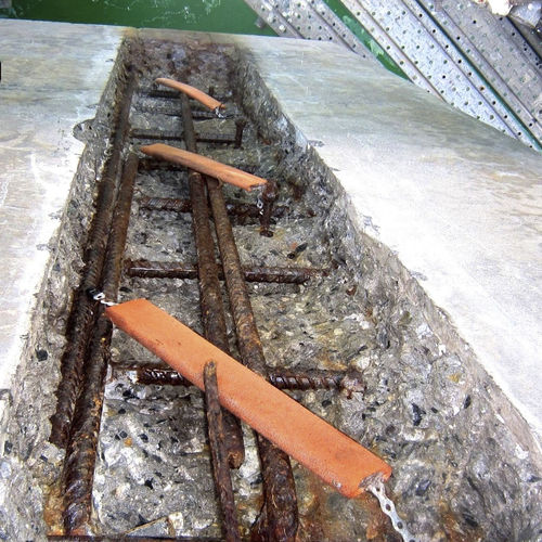 Anode galvanique pour béton armé - GSC - Metalnastri - en zinc
