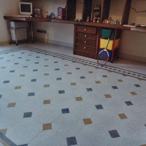 Carrelage en ciment - OTTAGONO - fabbrica di mattoni de filippi osvaldo snc - en grains de marbre / poli / d'intérieur