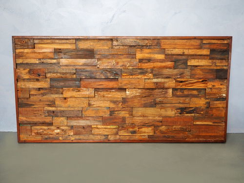 Tête de lit pour lit double - CAPÇAL1 - ARRELART - design original / en teck / sur mesure