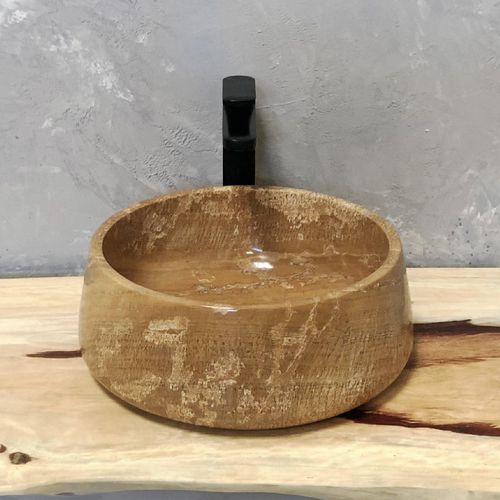 Vasque à poser - SAUL - ARRELART - en pierre naturelle / en onyx / personnalisable