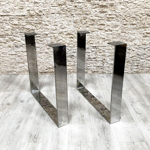 Pied de table en acier inoxydable - PEUTAU11 - ARRELART - contemporain / double