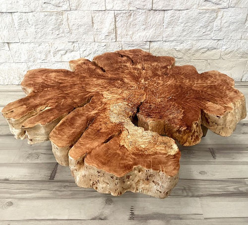 Table basse contemporaine - BARCELONA - ARRELART - en bois tropical / avec piètement en bois massif / sur mesure