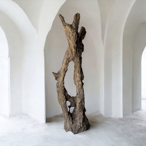 Sculpture en teck - NASSAU - ARRELART - d'extérieur / au sol / pour hôtel