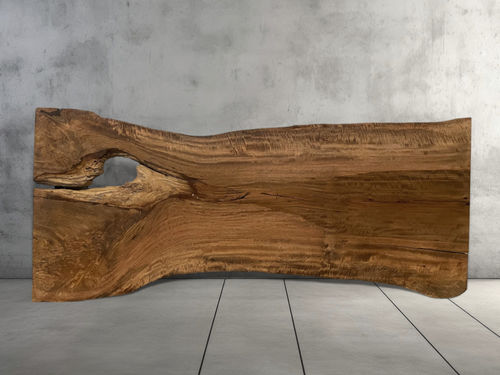 Tête de lit pour lit double - LAVINIA - ARRELART - design original / en bois massif / incolore