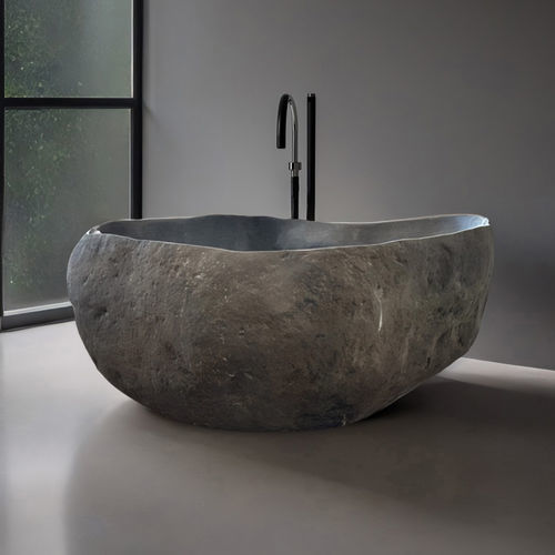 Baignoire à poser - MANACOR - ARRELART - pour habitat / en pierre / design original