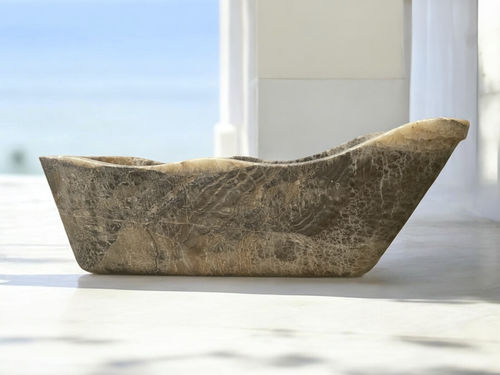 Baignoire à poser - POSITANO - ARRELART - pour habitat / en onyx / contemporaine