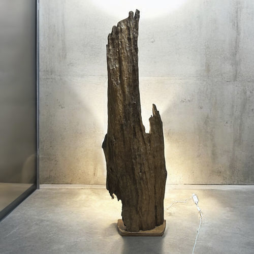 Lampe sur pied - BEGUR - ARRELART - en teck / contemporaine / d'intérieur