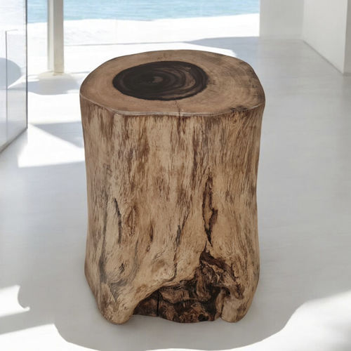 Tabouret design organique - KORANA - ARRELART - en bois / avec piètement en bois / personnalisable