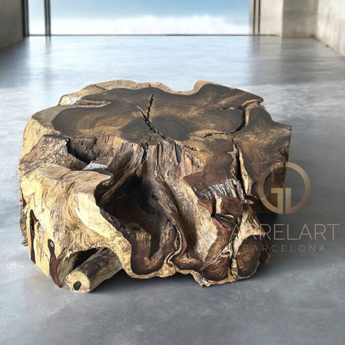 Table basse contemporaine - KOREN - ARRELART - en bois de rose / avec piètement en bois de rose / fait main
