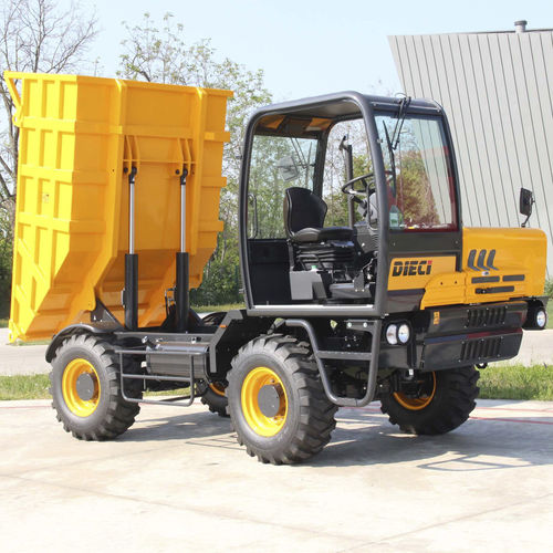Dumper articulé - DP 70 - DIECI - à déchargement par l'arrière / à benne pivotante / sur pneus