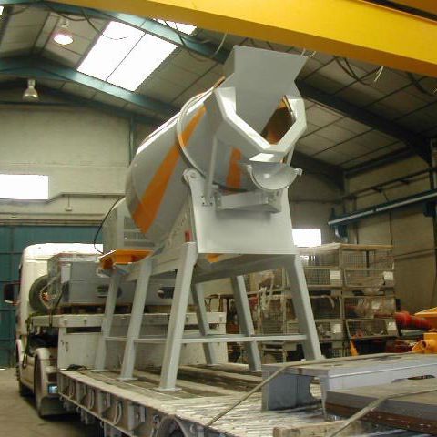 Bétonnière mobile - EMA 1 - Partindus - fixe / électrique / hydraulique