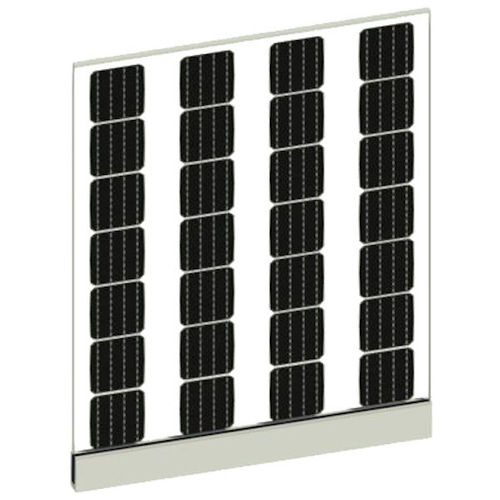 Panneau photovoltaïque pour balcon - SI-ESF-M-BIPV-BIPV-BL-M156-28 - Solar Innova Green Technology - monocristallin / bi-verres / sans PID