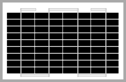 Panneau photovoltaïque monocristallin - SI-ESF-M-NE-M-5W - Solar Innova Green Technology - en verre antireflet / autonettoyant