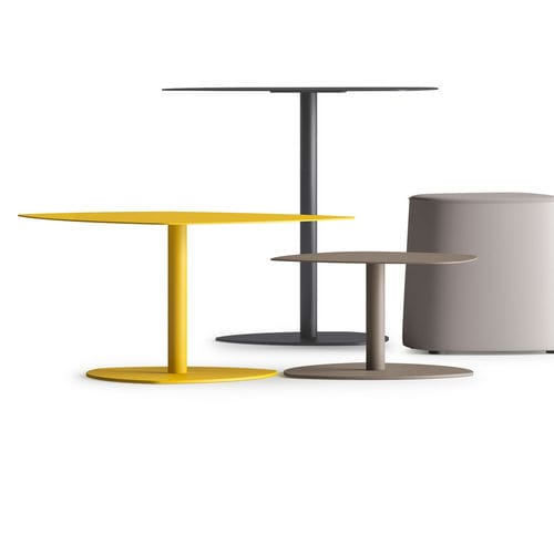 Table contemporaine - by Nicola Cacco - ARTE & D SRL - en acier / trapézoïdale / pour restaurant
