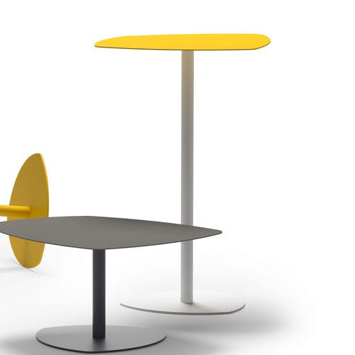 Table mange-debout design original - by Nicola Cacco - ARTE & D SRL - en acier peint / pour hôtel / pour bureau
