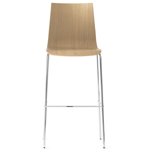 Tabouret contemporain - CARPET - ARTE & D SRL - avec piètement en acier chromé / avec repose-pieds / pour espace public