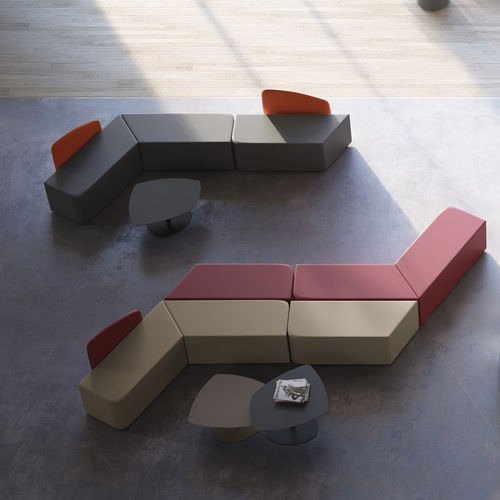 Canapé modulable - MANTRA - ARTE & D SRL - contemporain / en tissu / en simili cuir