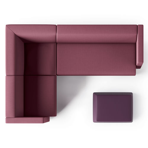 Canapé modulable - TRES - ARTE & D SRL - d'angle / contemporain / en tissu