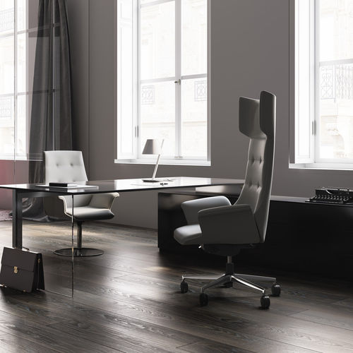 Fauteuil de direction contemporain - MAXIMA - ARTE & D SRL - en simili cuir / en cuir / en tissu