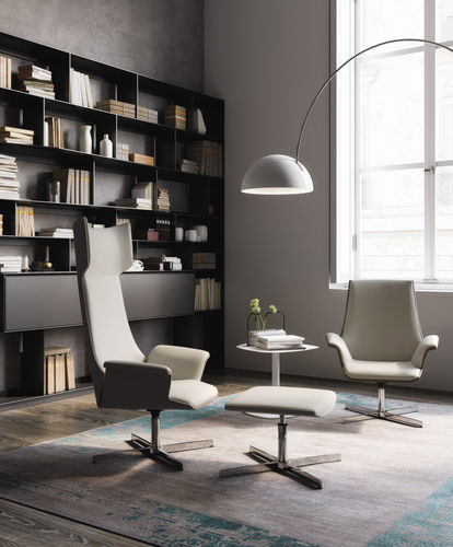 Fauteuil contemporain - MAXIMA - ARTE & D SRL - en simili cuir / en cuir / en tissu