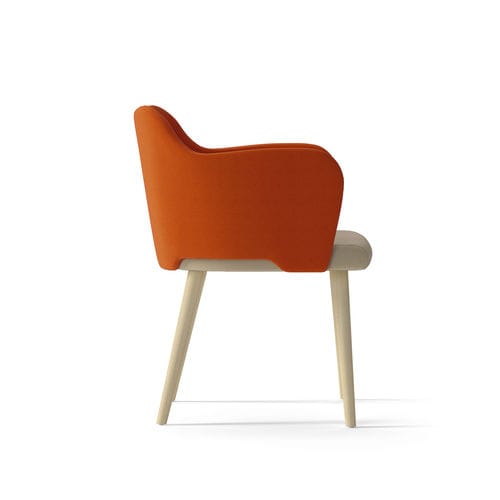Fauteuil contemporain - BLITZ - ARTE & D SRL - en cuir / en tissu / professionnel