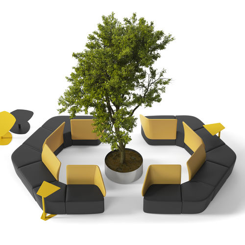 Canapé modulable - IKEBANA Edi & Paolo Ciani Design - ARTE & D SRL - d'angle / contemporain / en tissu