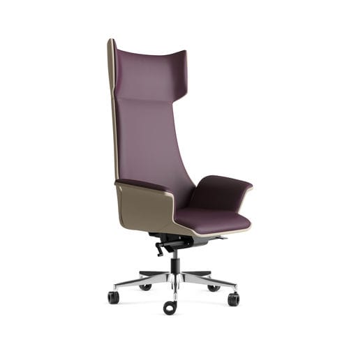 Fauteuil de direction contemporain - MAXIMA - ARTE & D SRL - en simili cuir / en cuir / tapissé